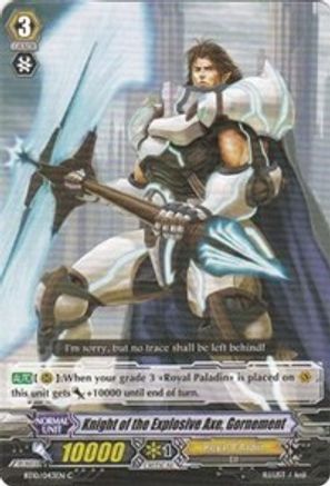 Knight of the Explosive Axe, Gornement (BT10/043EN) - Triumphant Return of the King of Knights