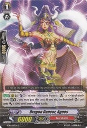 Dragon Dancer, Agnes (BT10/083EN) - Triumphant Return of the King of Knights