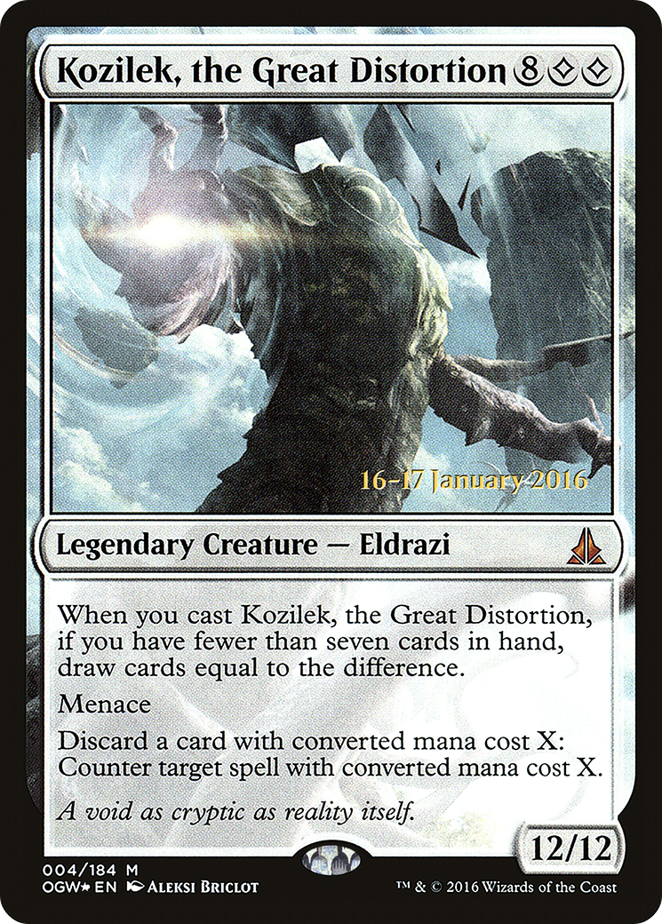 Kozilek, the Great Distortion [PRE - 4]