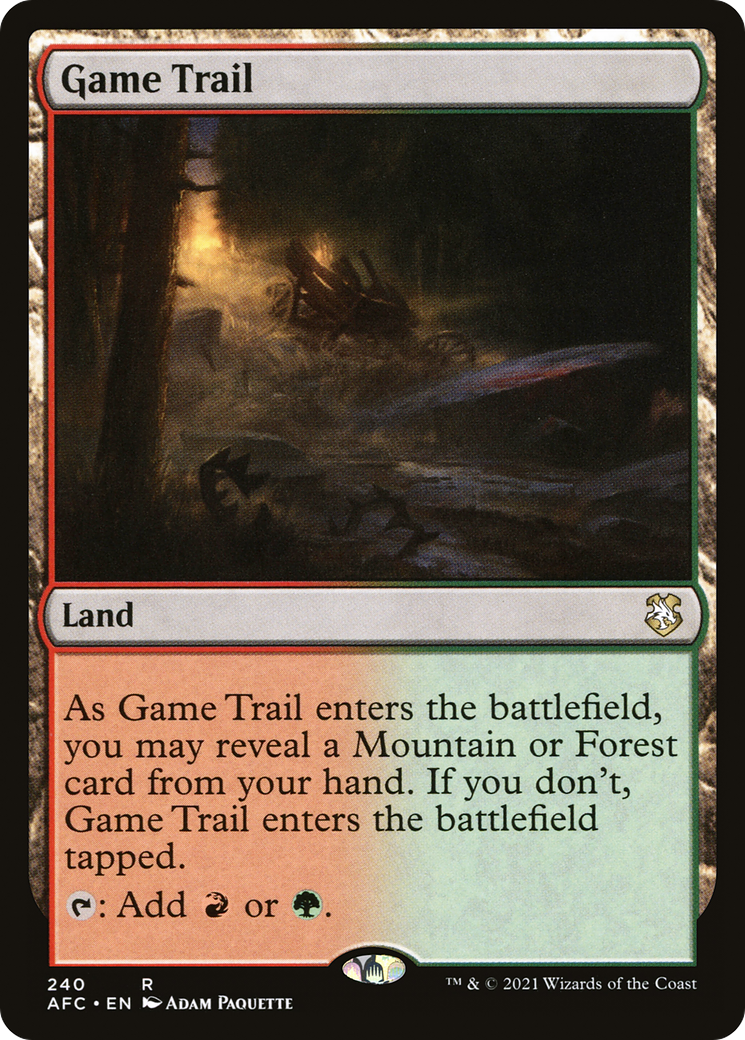 Game Trail [AFC - 240]