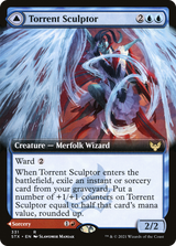 Torrent Sculptor (Extended Art) (STX-331) - Strixhaven: School of Mages: (Extended Art)