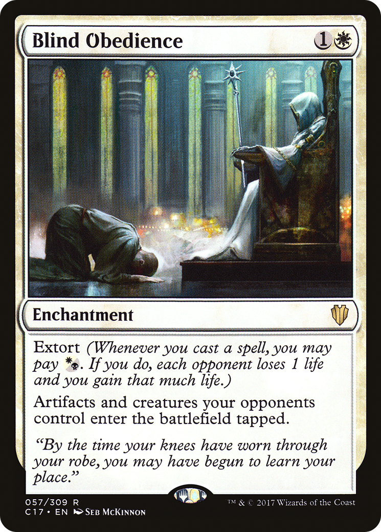 Blind Obedience (C17-057) - Commander 2017