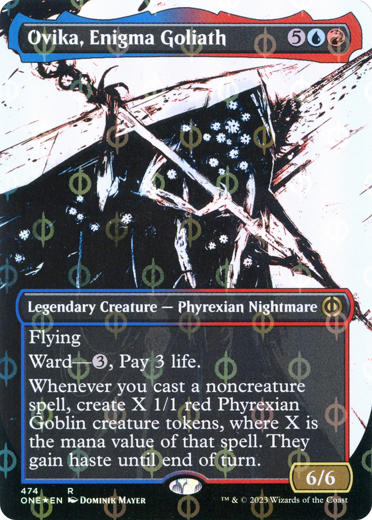Ovika, Enigma Goliath (Showcase) (Step-and-Compleat Foil) [ONE - 474]