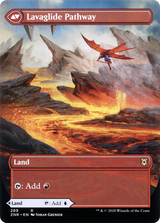 Riverglide Pathway (Borderless) (ZNR-289) - Zendikar Rising: (Showcase) (Borderless) Foil