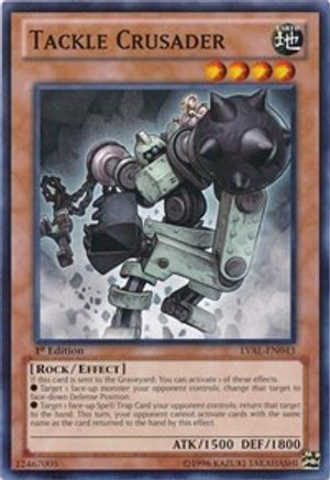Tackle Crusader (LVAL-EN043) - Legacy of the Valiant 1st Edition