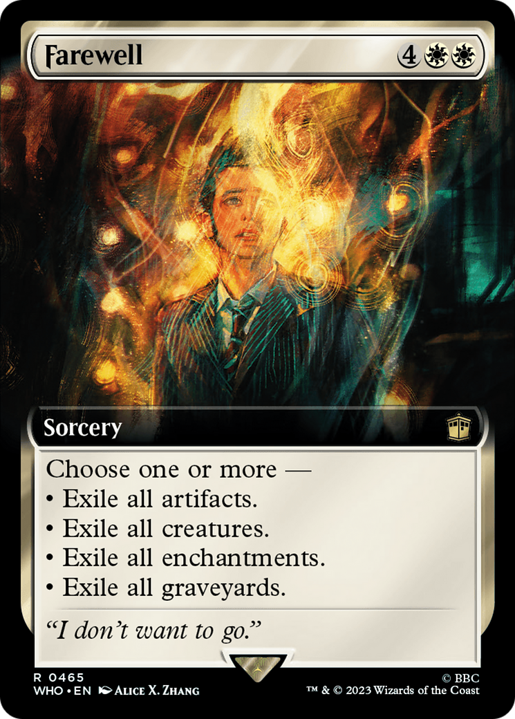 Farewell (Extended Art) [WHO - 465]