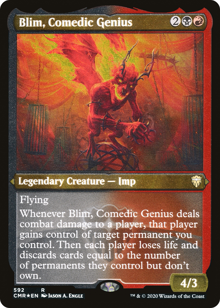 Blim, Comedic Genius (Foil Etched) [CMR - 592]