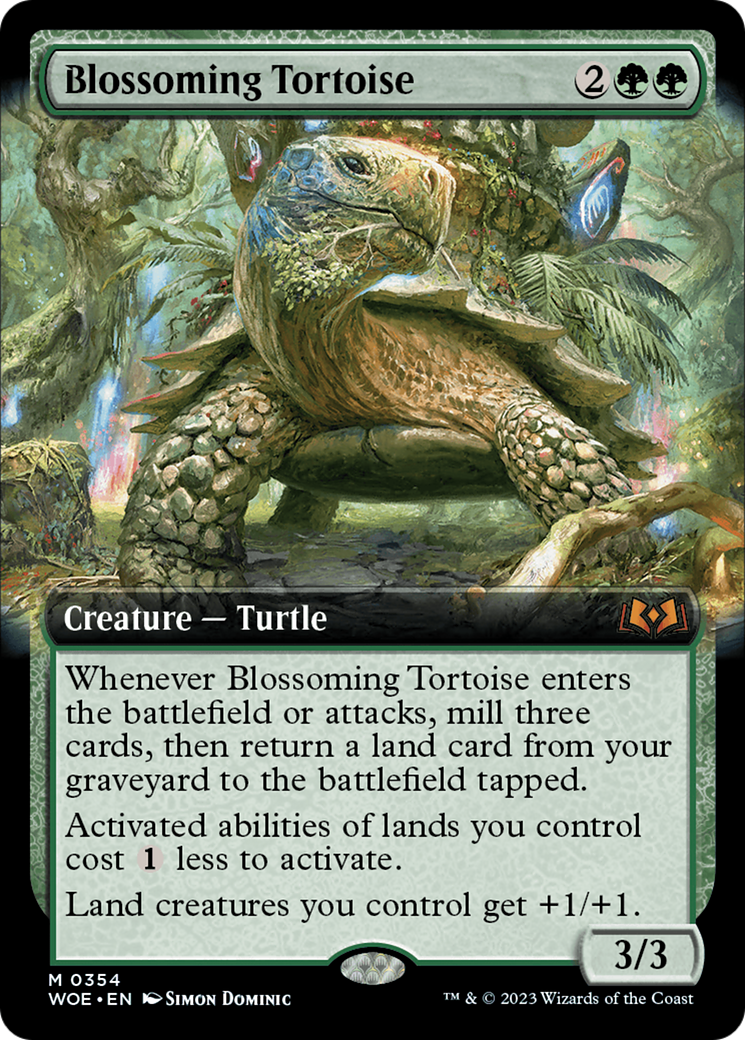 Blossoming Tortoise (Extended Art) [WOE - 354]