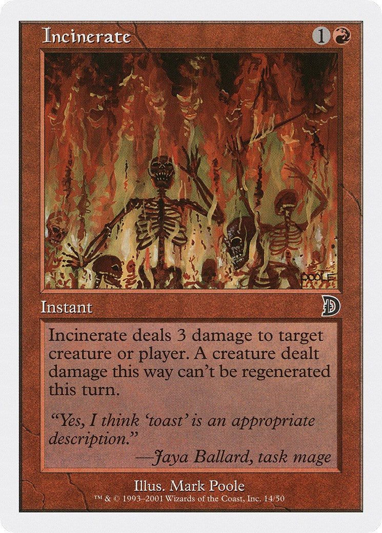 Incinerate [DKM - 14]