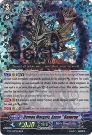 Demon Marquis, Amon "Reverse" [BT12 - BT12/007EN]
