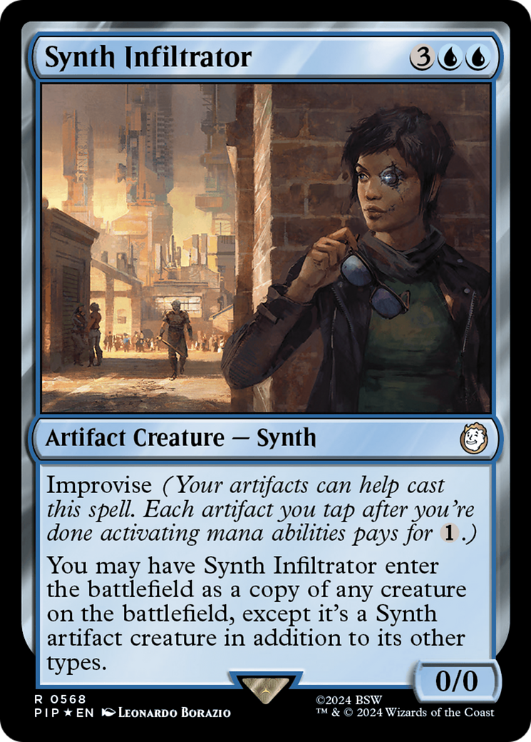Synth Infiltrator (Surge Foil) (PIP-568) - Fallout Foil