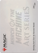 Burning Sun's Fury // Burning Sun's Fury (AMOM-029) - March of the Machine Art Series (Borderless) Foil