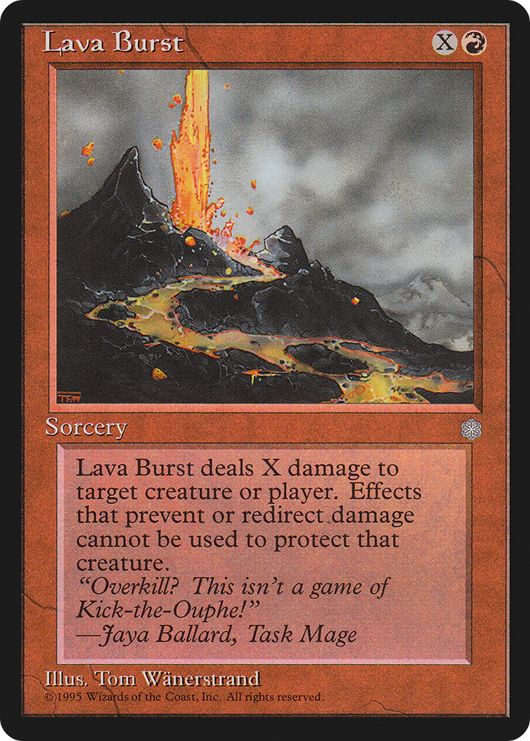 Lava Burst [ICE - N/A]