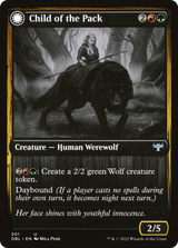 Child of the Pack (DBL-501) - Innistrad: Double Feature: (Double Faced Transform) Foil