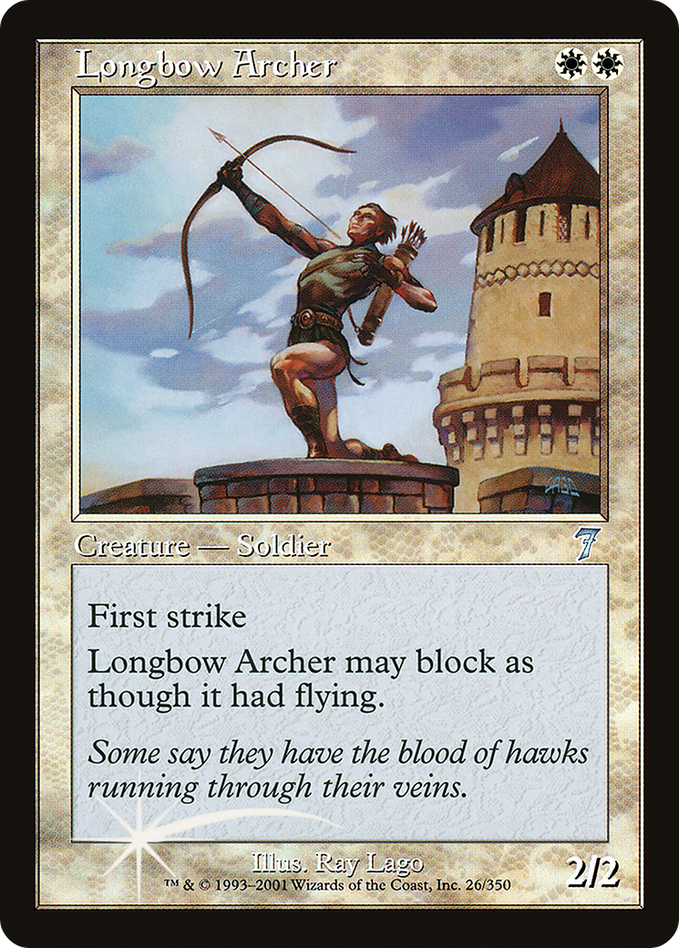 Longbow Archer (7ED-26★) - 7th Edition