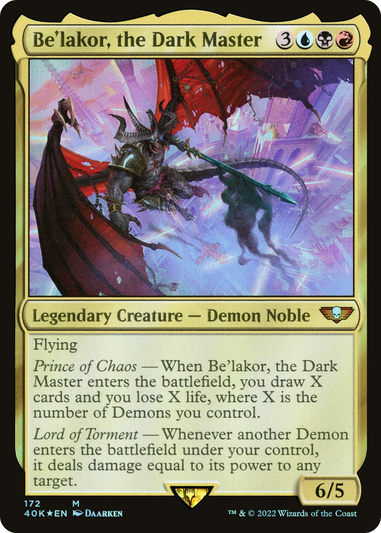 Be'lakor, the Dark Master [40K - 172]