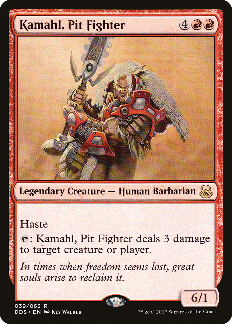 Kamahl, Pit Fighter [DDS - 39]