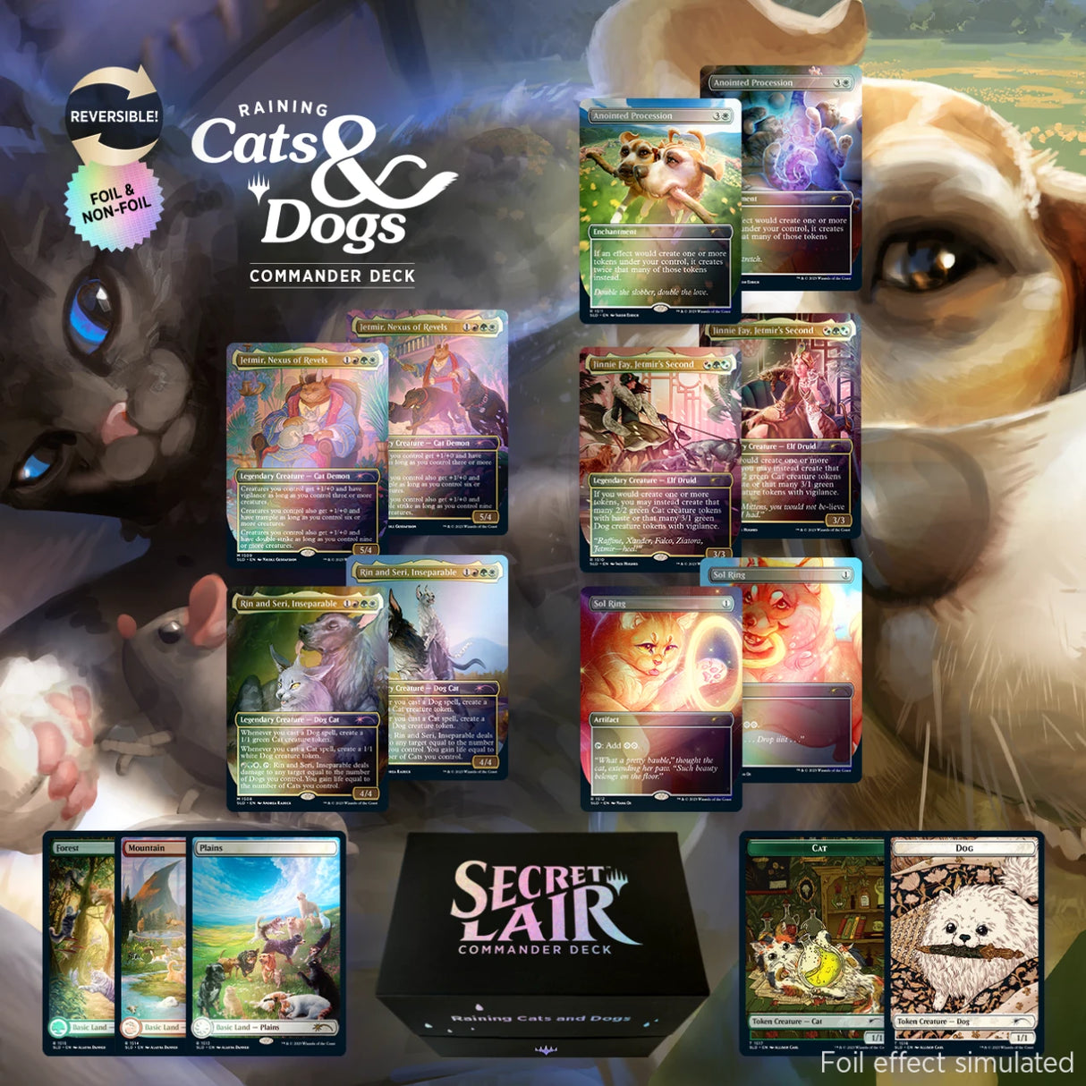 Secret Lair Drop: Secret Lair - Raining Cats and Dogs Commander Deck