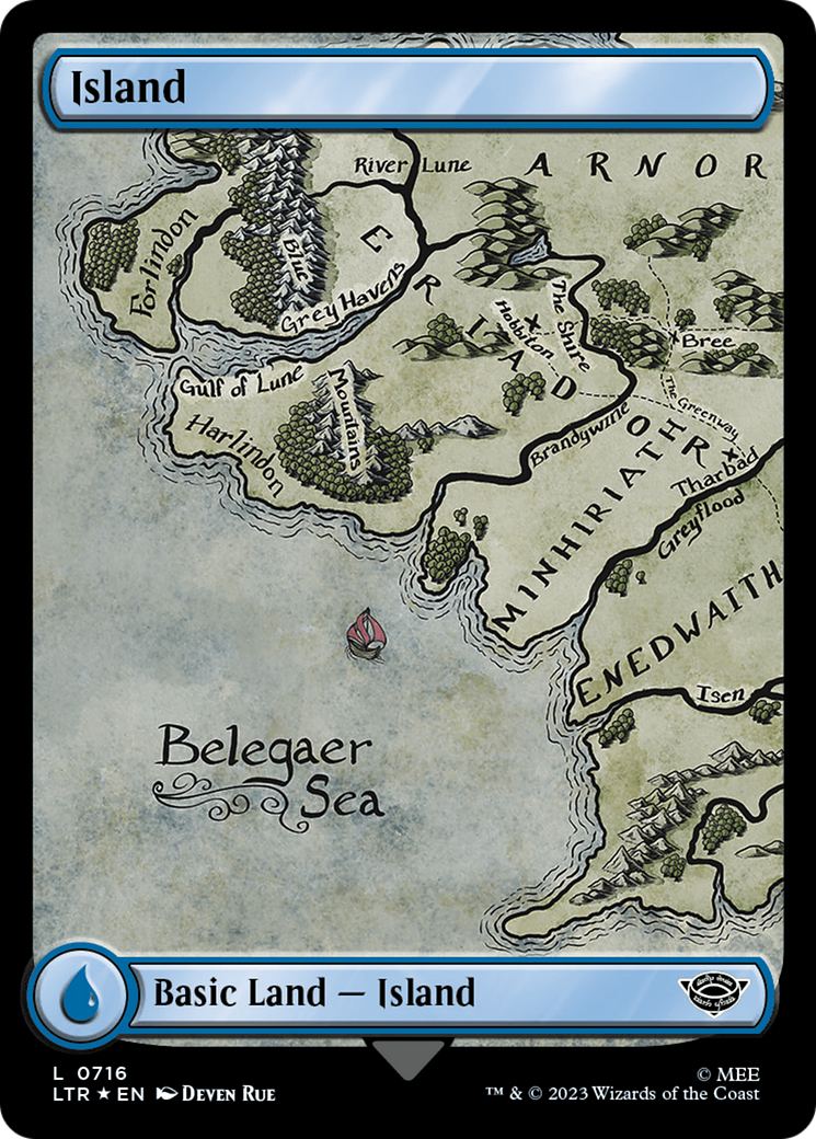 Island (0716) (Surge Foil) [LTR - 716]