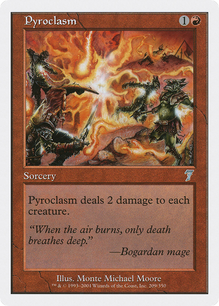 Pyroclasm (7ED-209) - 7th Edition Foil