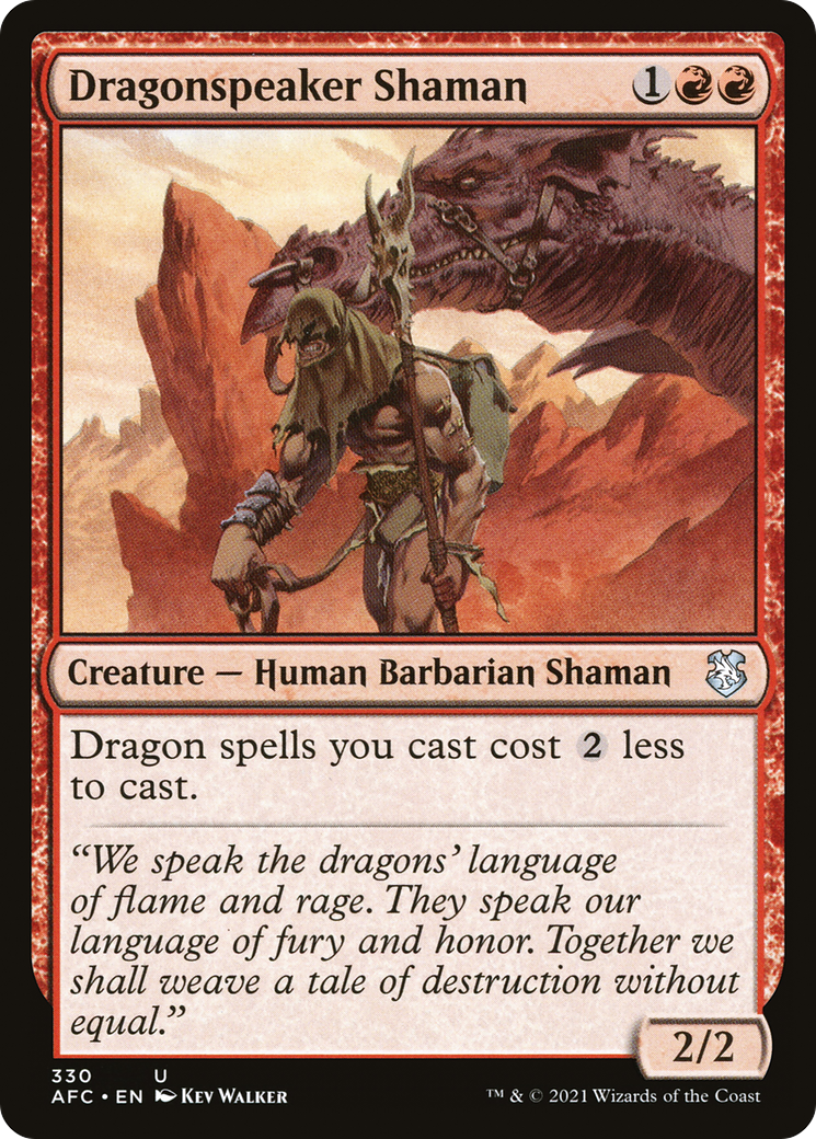 Dragonspeaker Shaman [AFC - 330]