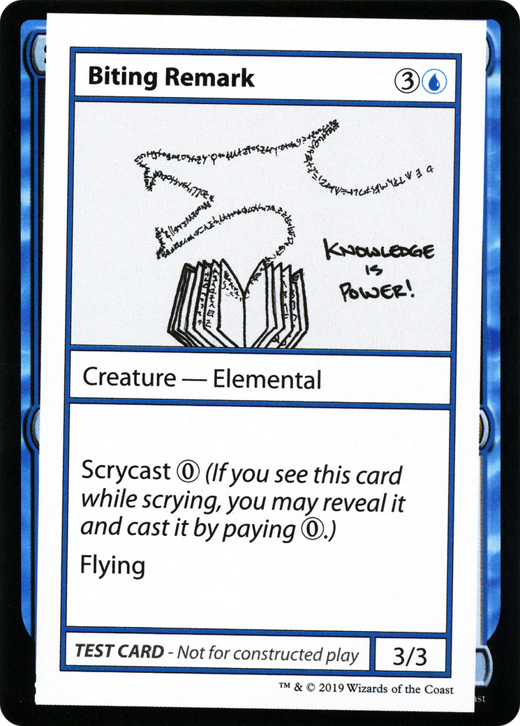 Biting Remark (No PW Symbol) [CMB1 - N/A]