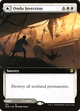 Ondu Inversion (Extended Art) (ZNR-321) - Zendikar Rising: (Extended Art) Foil