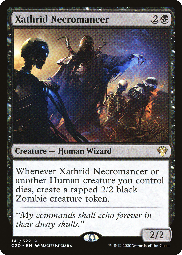 Xathrid Necromancer [C20 - 141]