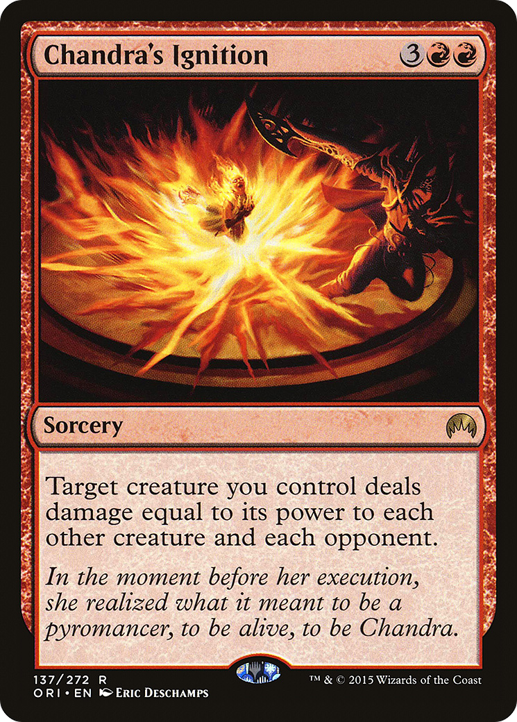 Chandra's Ignition [ORI - 137]