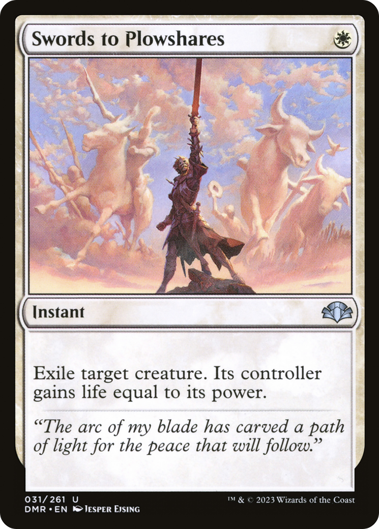 Swords to Plowshares [DMR - 31]
