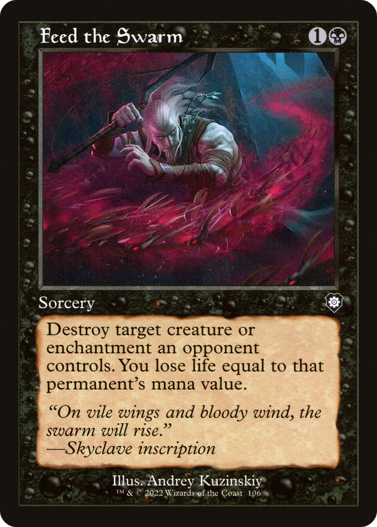 Feed the Swarm (Retro Frame) [BRC - 106]