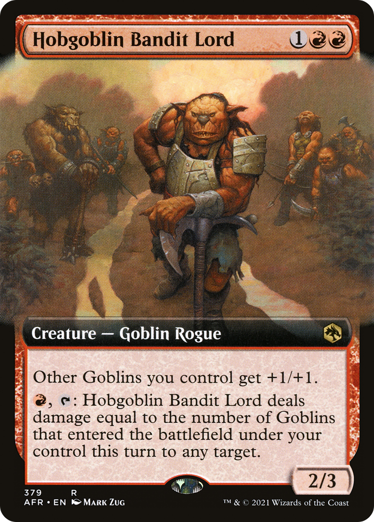 Hobgoblin Bandit Lord (Extended Art) [AFR - 379]