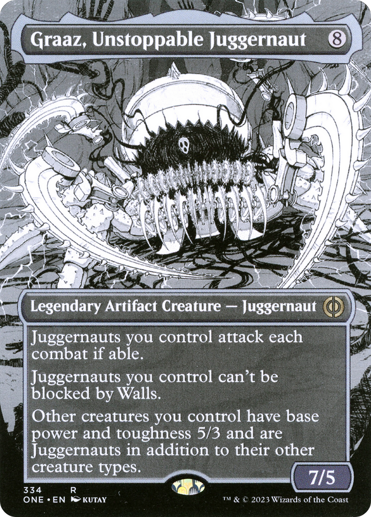 Graaz, Unstoppable Juggernaut (Borderless) [ONE - 334]