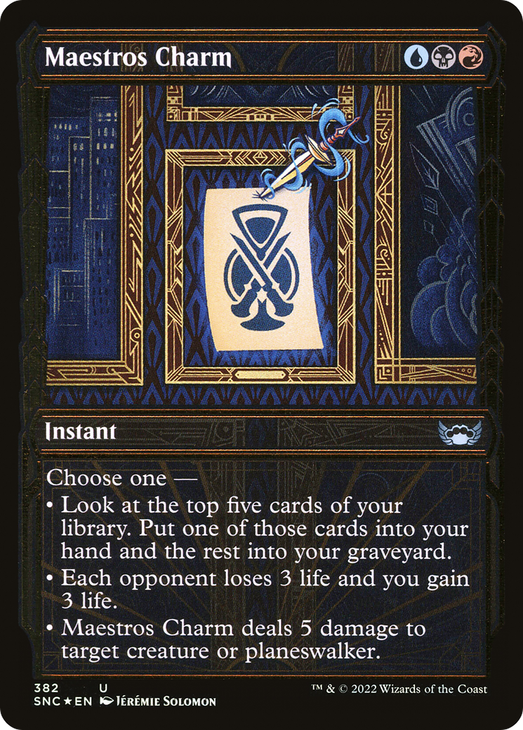Maestros Charm (Gilded Foil) [SNC - 382]