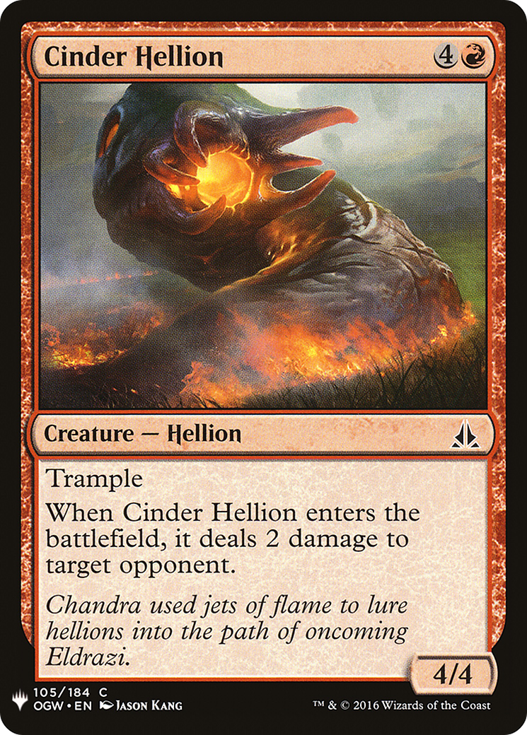 Cinder Hellion [LIST - 105]