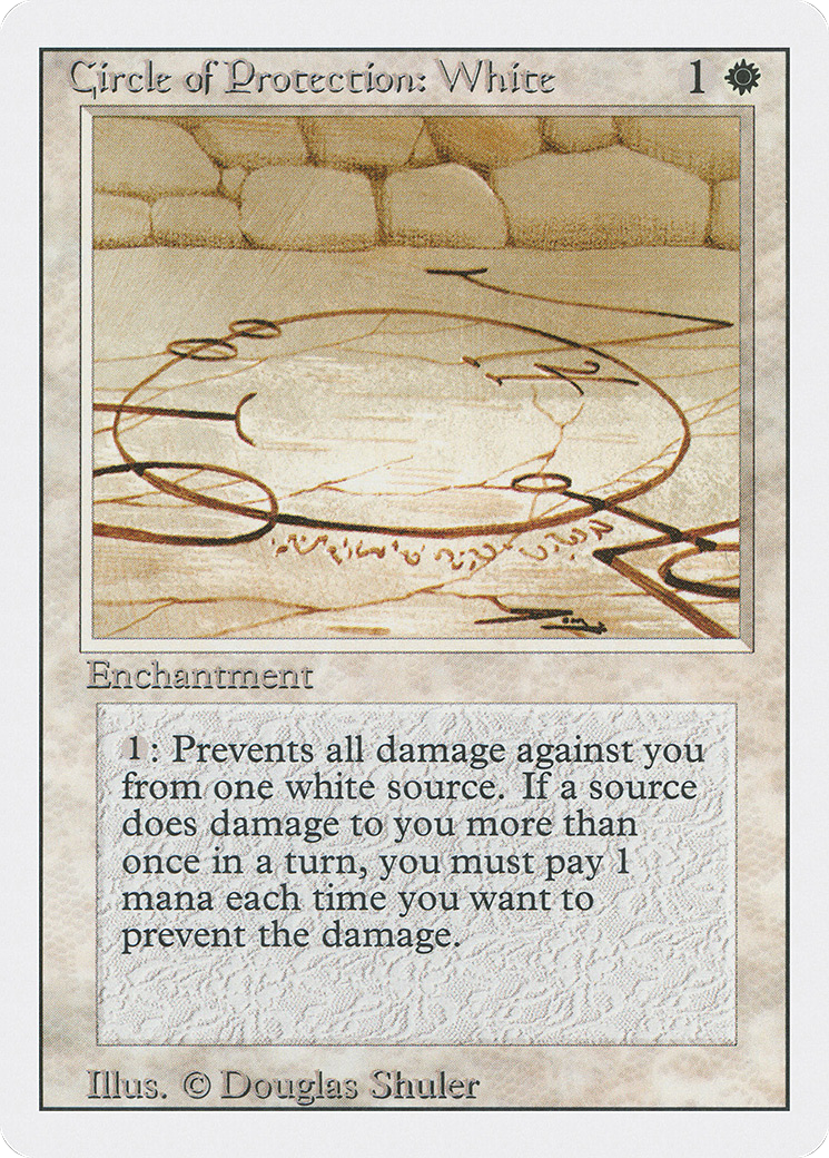 Circle of Protection: White [3ED - N/A]