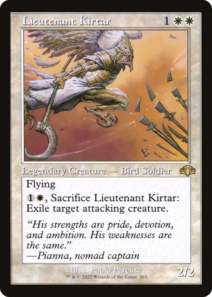 Lieutenant Kirtar (Retro Frame) [DMR - 265]