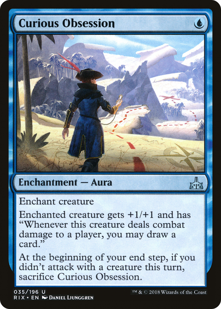 Curious Obsession (RIX-035) - Rivals of Ixalan