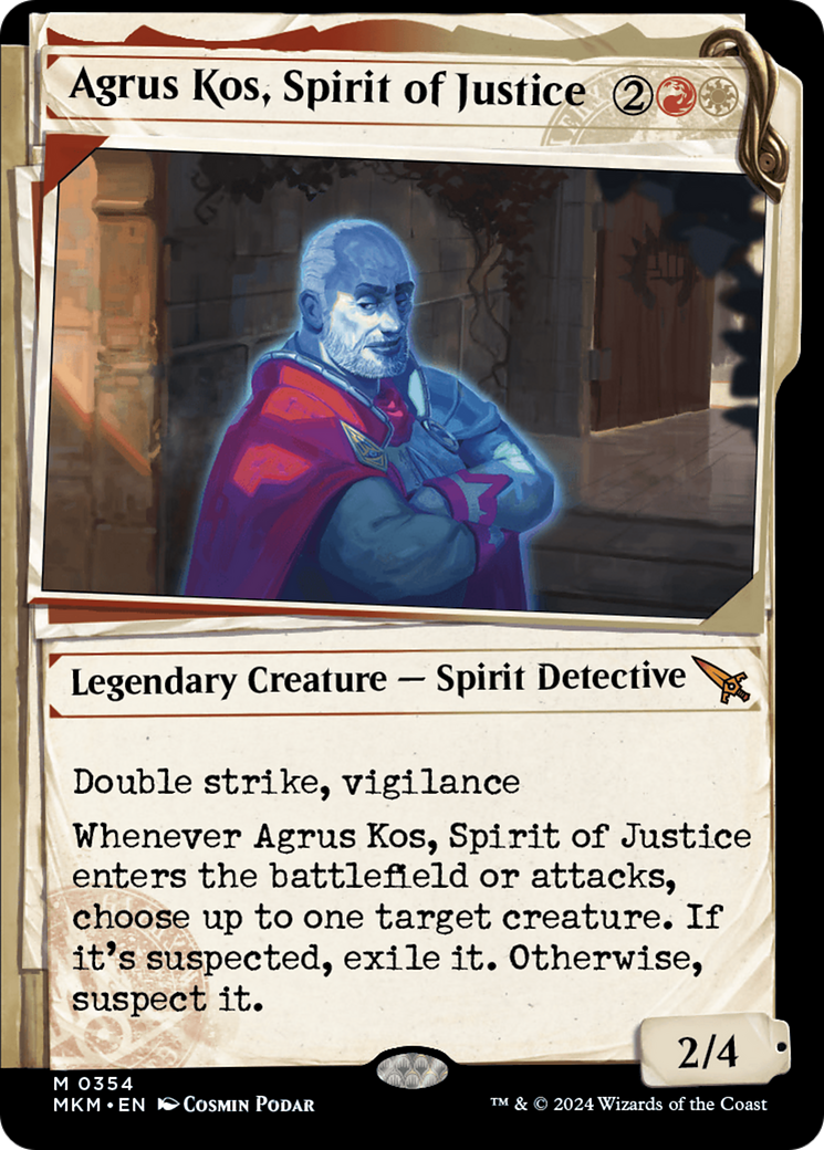 Agrus Kos, Spirit of Justice (Showcase) [MKM - 354]