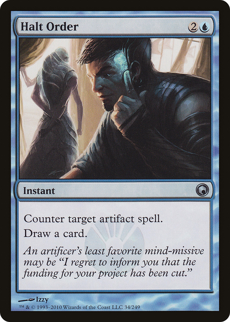 Halt Order (SOM-034) - Scars of Mirrodin
