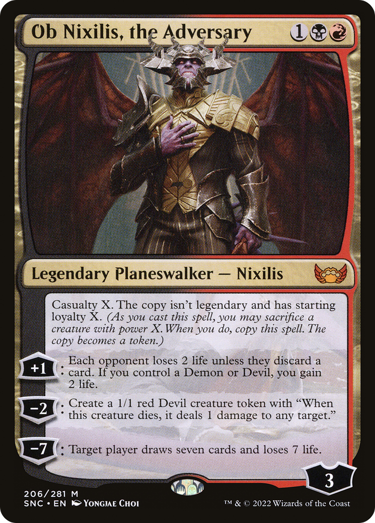 Ob Nixilis, the Adversary [SNC - 206]
