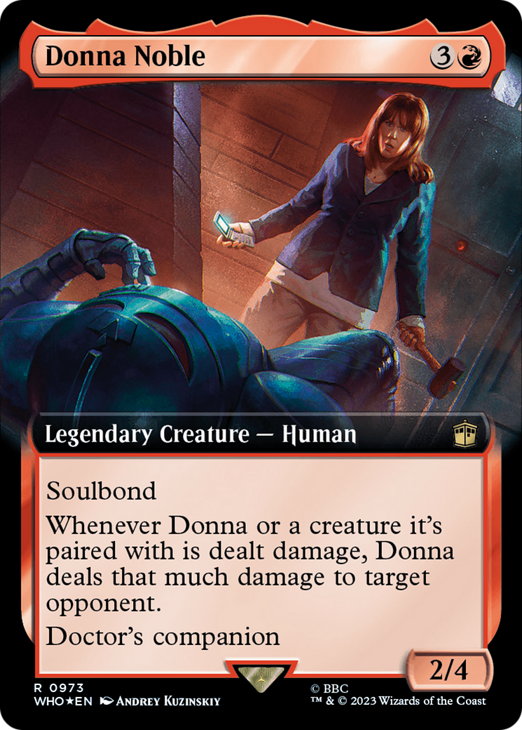 Donna Noble (Extended Art) (Surge Foil) [WHO - 973]
