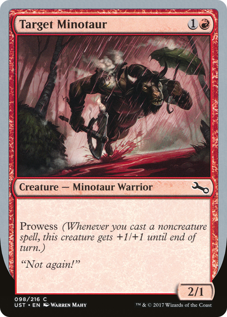 Target Minotaur (B) [UST - 98]
