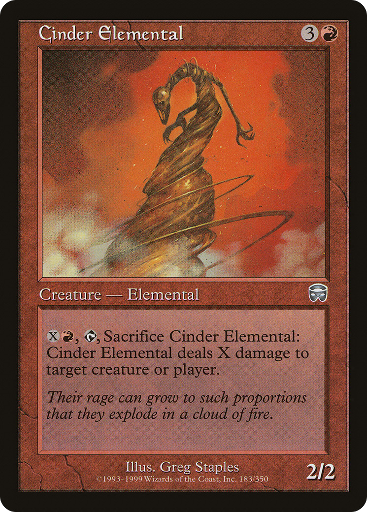 Cinder Elemental [MMQ - 183]