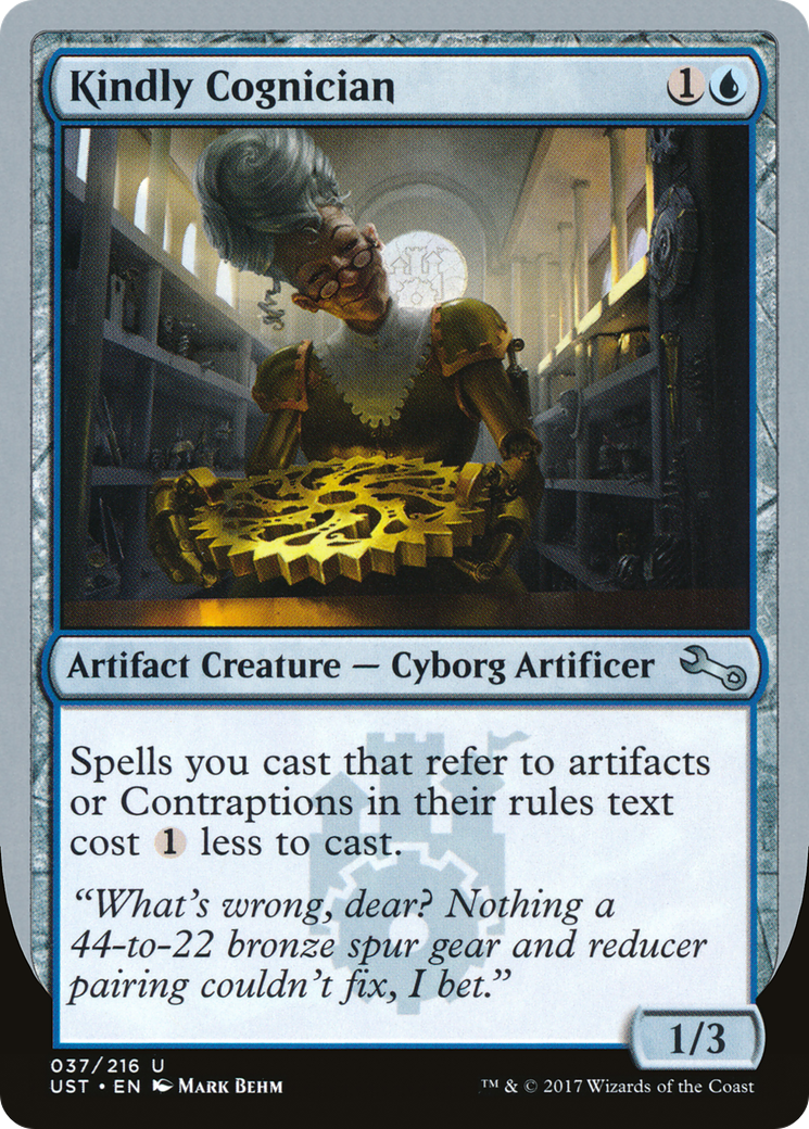 Kindly Cognician [UST - 37]
