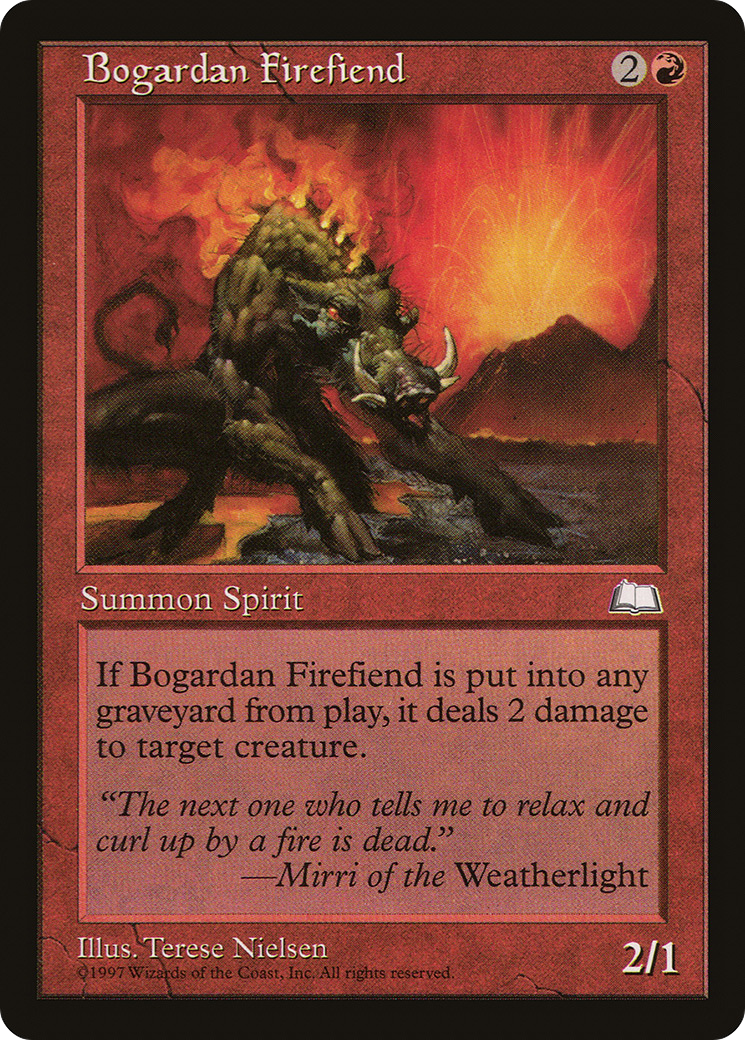 Bogardan Firefiend [WTH - N/A]