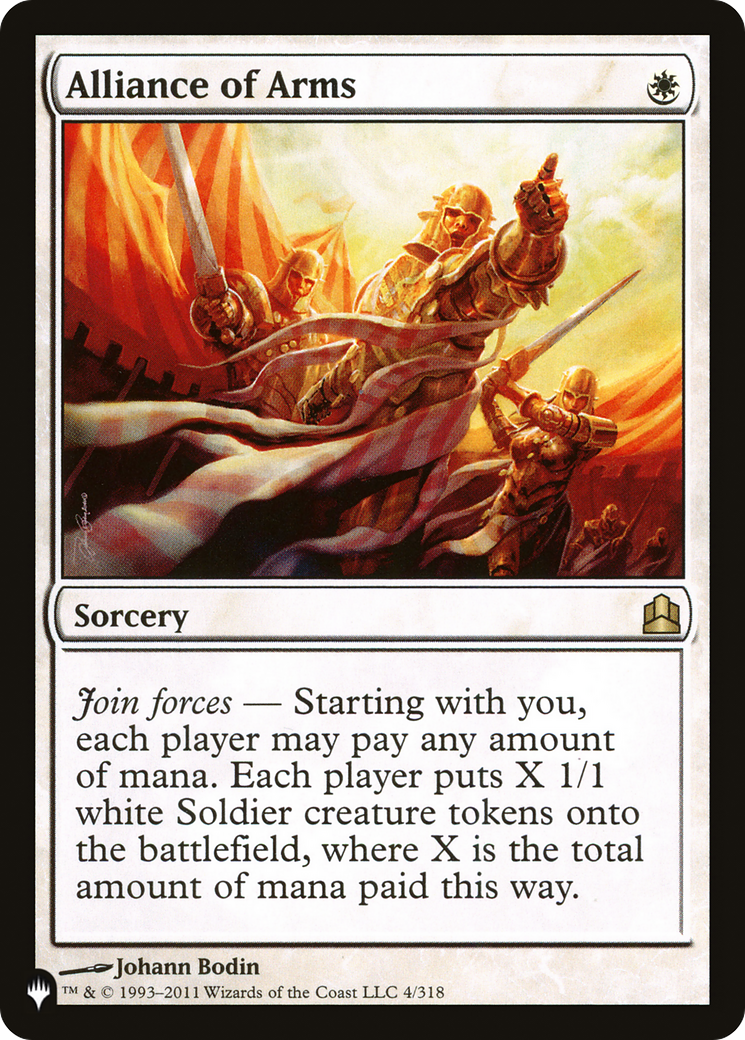 Alliance of Arms [LIST - 4/318]