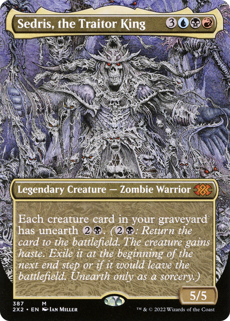 Sedris, the Traitor King (Borderless) [2X2 - 387]