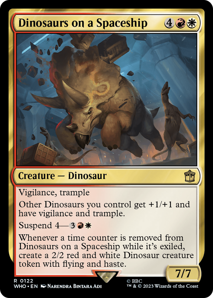Dinosaurs on a Spaceship [WHO - 122]