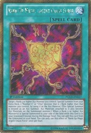 Rank-Up-Magic Argent Chaos Force [PGLD - PGLD-EN027]
